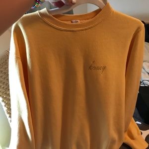 brandy mellville erica honey sweatshirt